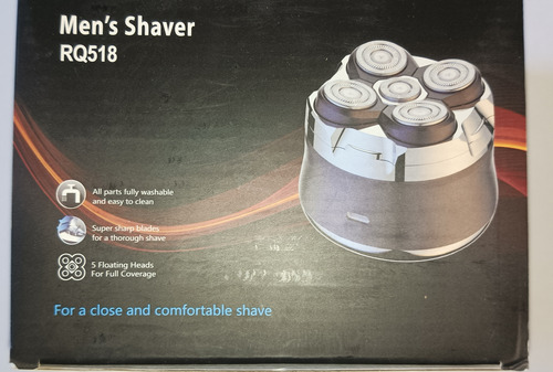 Afeitadora Recargable Shaver 5 Hojas Piel Sensible