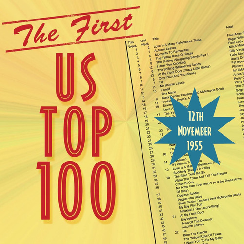 Cd: First Us Top 100:12 De Noviembre De 1955/various