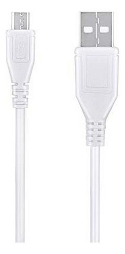 Cable Usb Blanco De 3.3 Pies Compatible Con Amazon Kindle Fi