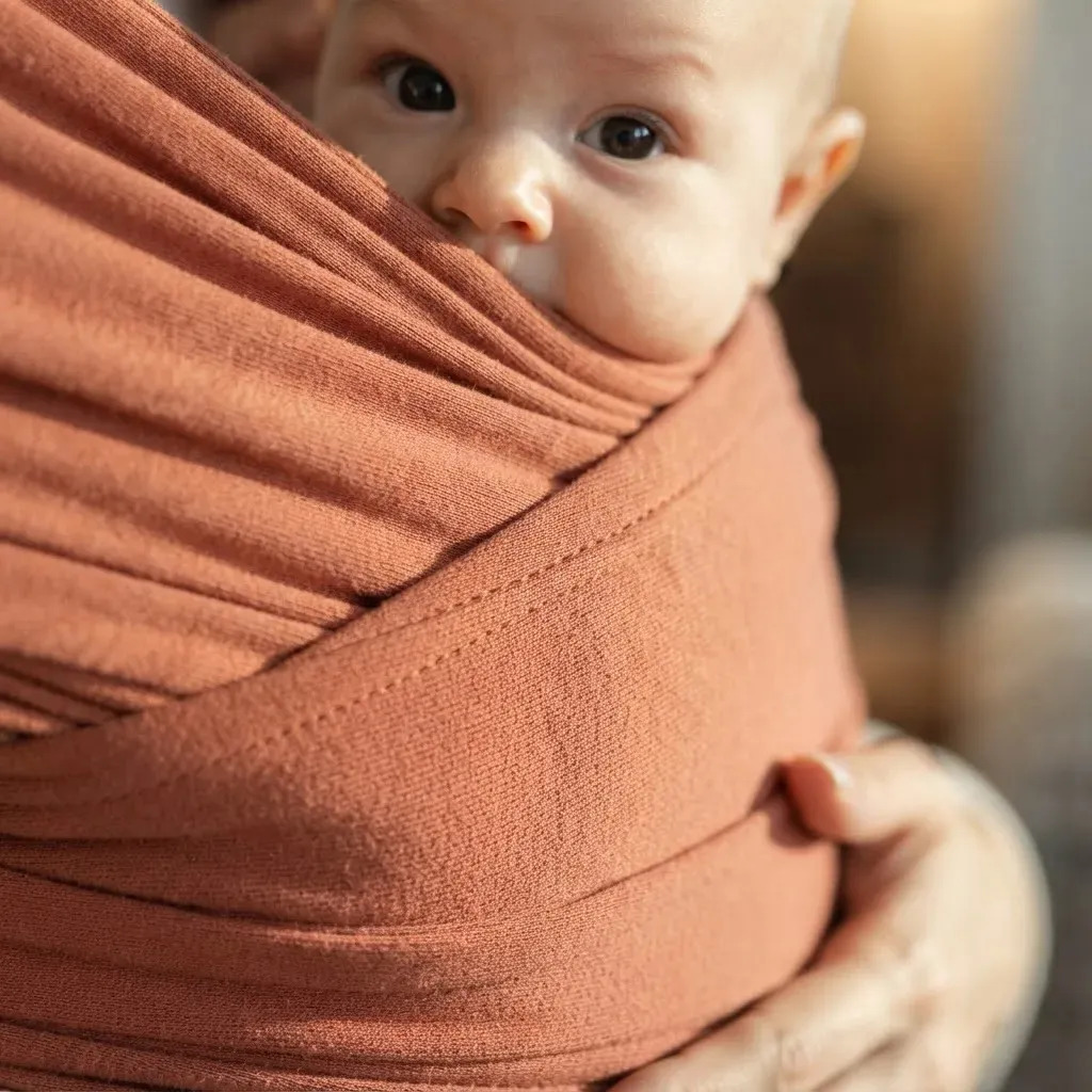 Rebozo Fular Bebe Portabebés Ergonómico Elástico Canguro Color Rosa Néctar Vl Fular Elástico Vía Láctea