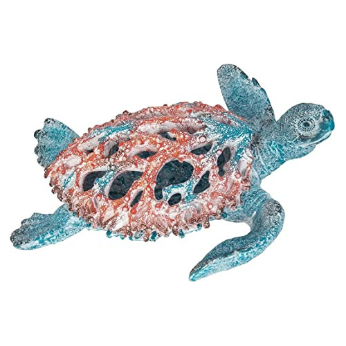Coral Reef Sea Turtle Statue Beach Decorations For The ...