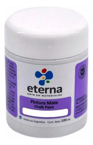 Pintura Mate Chalk Paint Tiza Eterna 100ml X 6