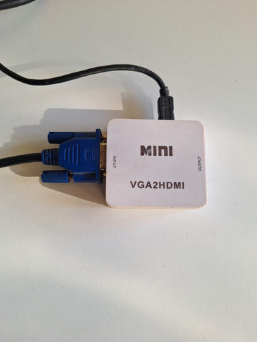 Adaptador Conversor Vga A Hdmi 1080p Viene Con Cable Vga