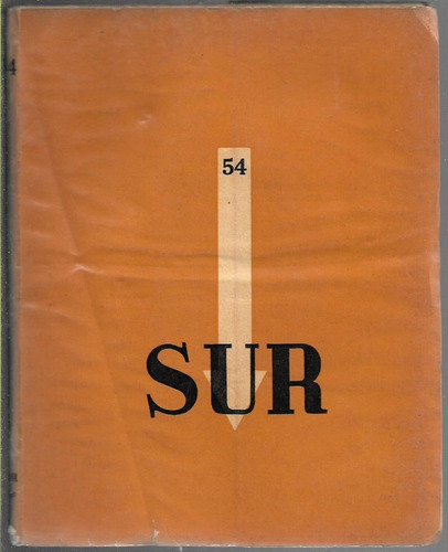 Revista Sur Nº 54 Dirección De Victoria Ocampo Cont Borges