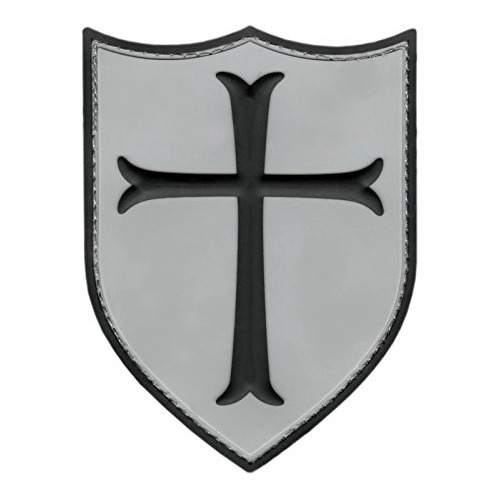 Parche De Pvc Con Diseño De Knight Templar Crusader (tenue,