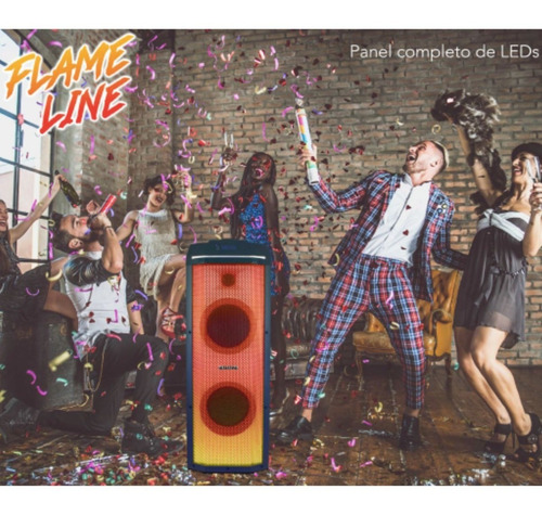 Imagen 3 de 5 de Parlante Aiwa Awpok100d 2000w Panel Completo Led Karaoke