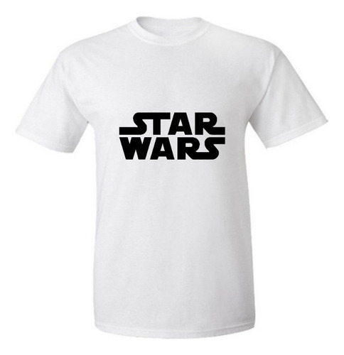 Remera Sublimada Unisex Logo Star Wars Guerra Galaxias 