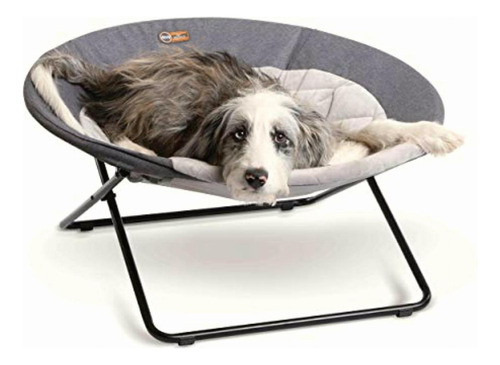 K&h Pet Products Elevated Cozy Cot Classy Gray Large 30