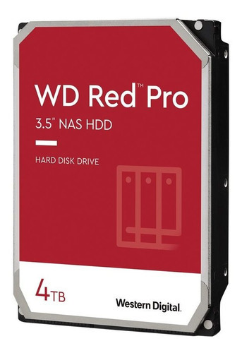 Western Digital 4tb 3.5 256mb Wd Red Pro Nas Color Red