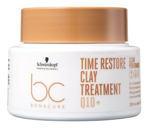 Schwarzkopf Bc Q10+ Time Restore Clay Treatment Mask 200ml