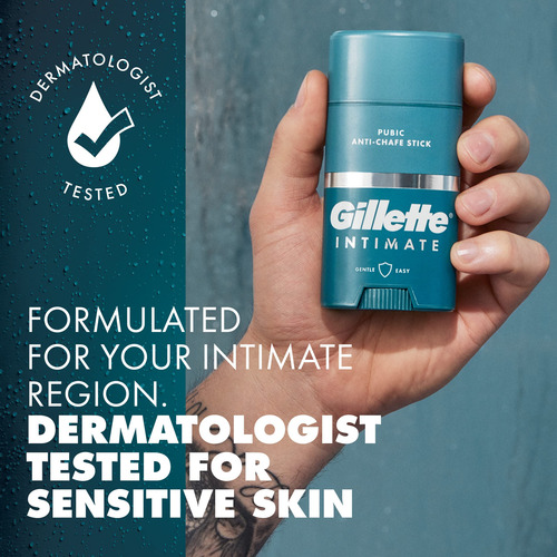Bastão Anti-atrito Gillette Intimate Pubic Para Homens