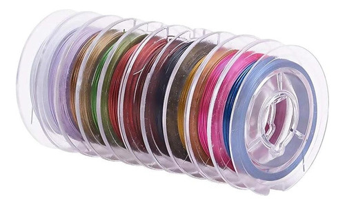 Pandahall 10rolls Beading Wire Acero La Cola Del Tigre