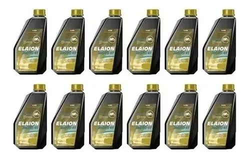 Aceite Elaion 4t 20w50 Moto 12unidades Mineral Motos Grosso