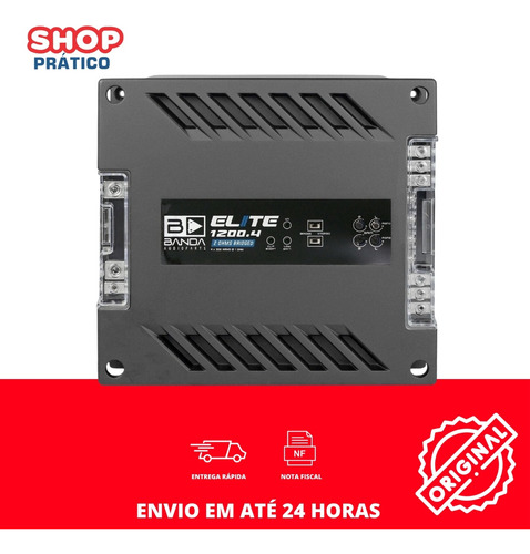 Modulo Amplificador Banda 1200.4 1200w/rms 2 Ohms