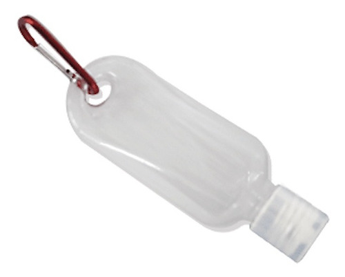 Botella Individual Plástico Rellenable 60ml Con Llavero 
