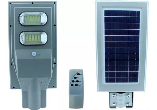 Luminario Led Solar 60w Con Control Remoto Calles Vialidades