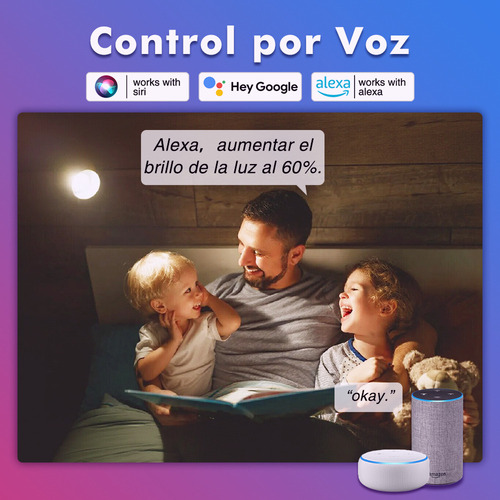 Bh 2 Focos Wifi Smart Led Rgb 9w Bombilla Alexa Google