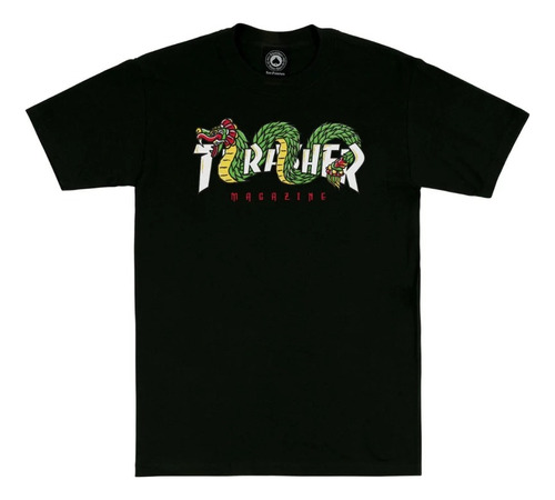 Remera Thrasher Aztec  Original 100% Algodón