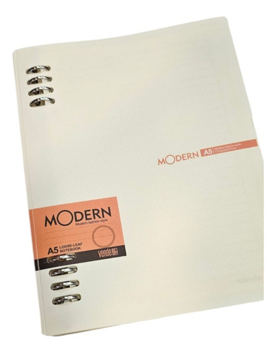 Cuaderno Archivador A5 Anillos Metalicos Hojas Lineas