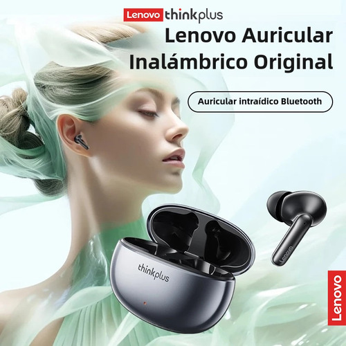 Auriculares Lenovo Thinkplus Xt88 Bluetooth 5.3 Color Negro