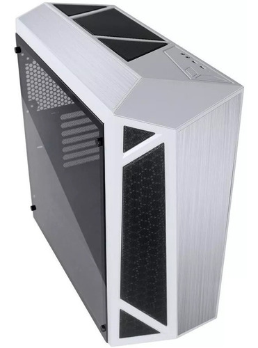 Gabinete Raidmax Sigma Gamer Atx Cristal Templado Led Blanco