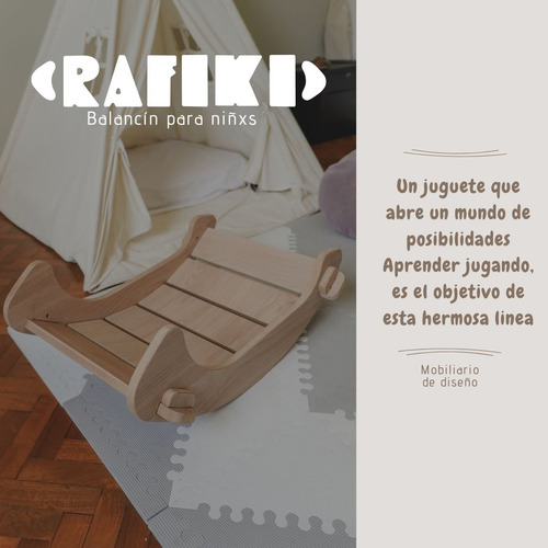 Imagen 4 de 10 de Balancín//trepador Multifuncional De Madera - Envío Gratis