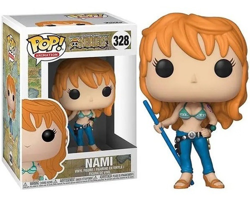 Funko Pop Nami #328 One Piece, Caja Con Detalles Original