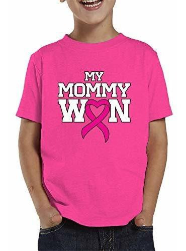Spiritforged Apparel My Mommy Won Pink Ribbon Breast Cancer