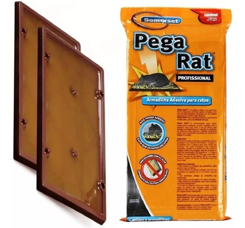 Trampa Adhesiva Para Ratas Y Lauchas Pegarat Pack X 2un Fs