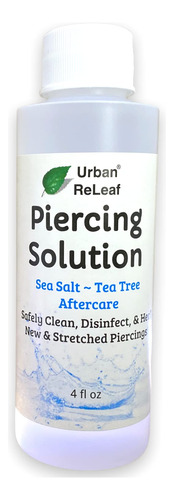 Urban Releaf Solución Para Piercing. Sales Marinas Curativ.