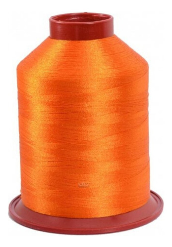 Linha Para Maquina Bordar Bonfio Neon 4000m Diversas Cores Cor Laranja 4094