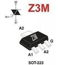 Z3m Triac Sens Gate 600v 1a Sot223 Itytarg