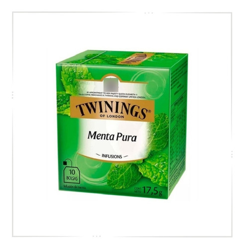 Te Twinings Menta Pura 3 Cajas X10 Saquitos Importado