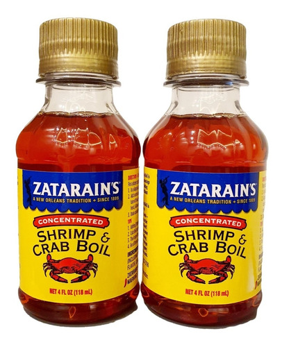 Aceite Sazonador Mariscos Zatarain's Shrimp & Crab Boil 118m
