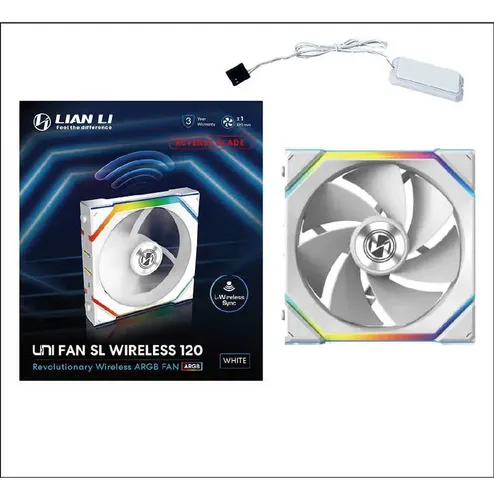 Ventoinha Gamer Lian Li Uni Fan SL Wireless Reverse 120mm Led Argb
