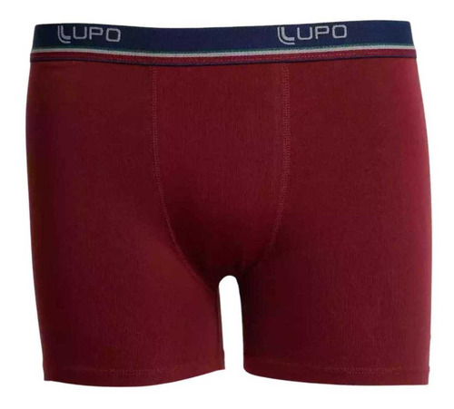 Imagem 2 de 7 de Kit 4 Cuecas Boxer Lupo Em Algodão Masculina Cotton Original
