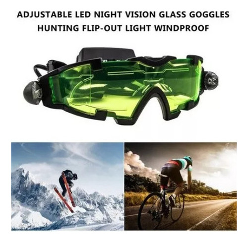 Gafas De Visión Nocturna Plegables Airsof For Ciclismo, Caz