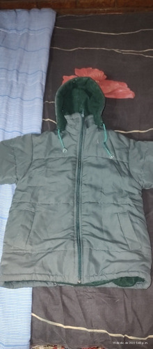 Campera De Abrigo Verde Escolar Talle 4. Impecable!