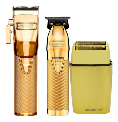 Clipper Profesional Babyliss Progold Fx + Patillera + Shaver