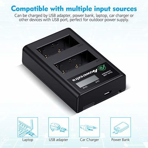 Cargador De Bateria Powerextra Para Fuji Finepix Hs30exr