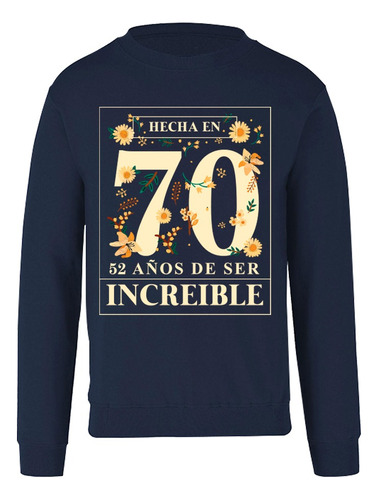 Sudadera De Cumpleaños Personalizable - Año - Edad - Flores 