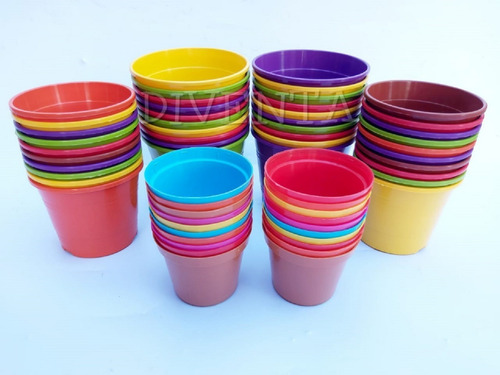 Imagen 2 de 5 de Pack 60 Macetas N10 N12 N14 Venta Por Mayor Mayorista