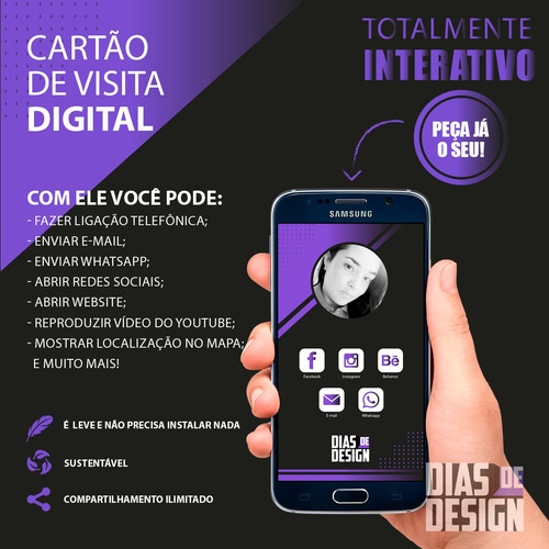 Imagem 1 de 5 de Cartão De Visita Digital