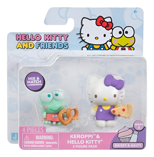 Pack 2 Figuras Keroppi Y Hello Kitty Hello Kitty And Friends