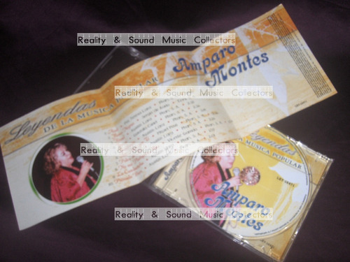 Amparo Montes Leyendas De La Musica Popular Cd 2006 (Usado)