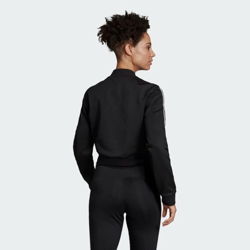 Imagen 4 de 6 de Campera adidas C90 Tracktop Dama Talle Xs Al L Negro