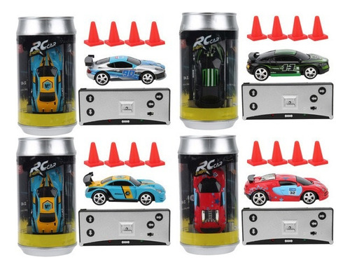 Coche De Carreras Mini 1:58 Coca Can Rc Radio Control Remoto