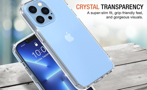Imagen 7 de 9 de Funda Protectora Case Cojín Híbrido De Tpu iPhone 13 Pro Max
