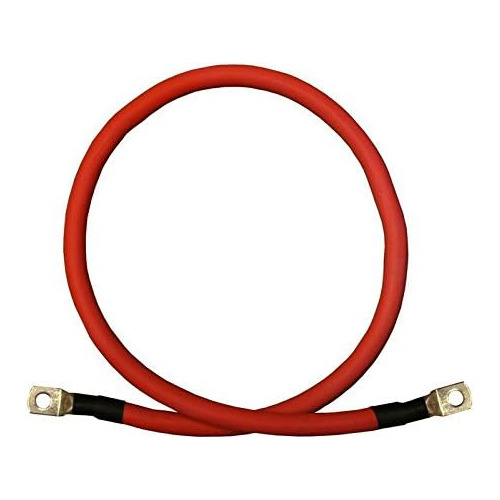 Cables De Batería De Cobre Puro De Calibre 4/0 Awg Roj...