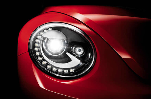 Farol De Led Volkswagen Fusca Tsi Par